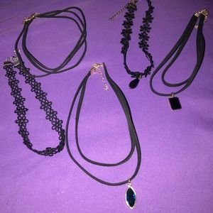 Velvet chokers